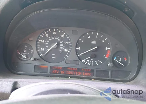 2002 BMW X5 3.0I из США, поврежденный, VIN 5UXFA53572LP50832